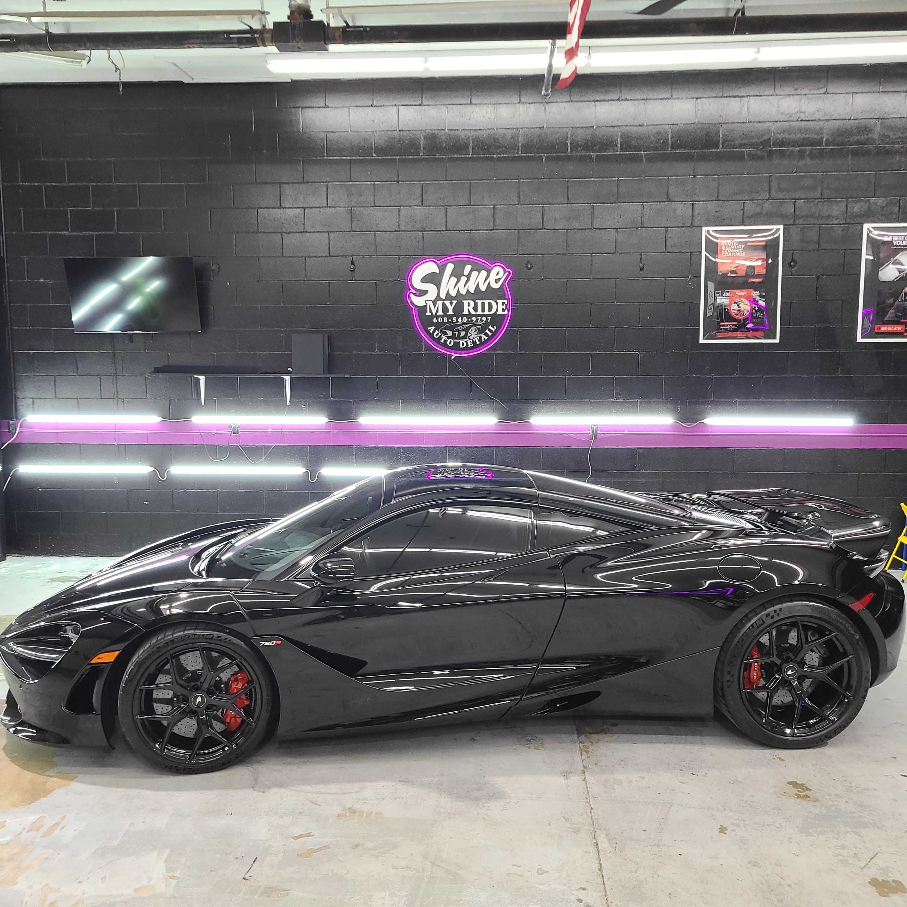 Vehicle being detailed